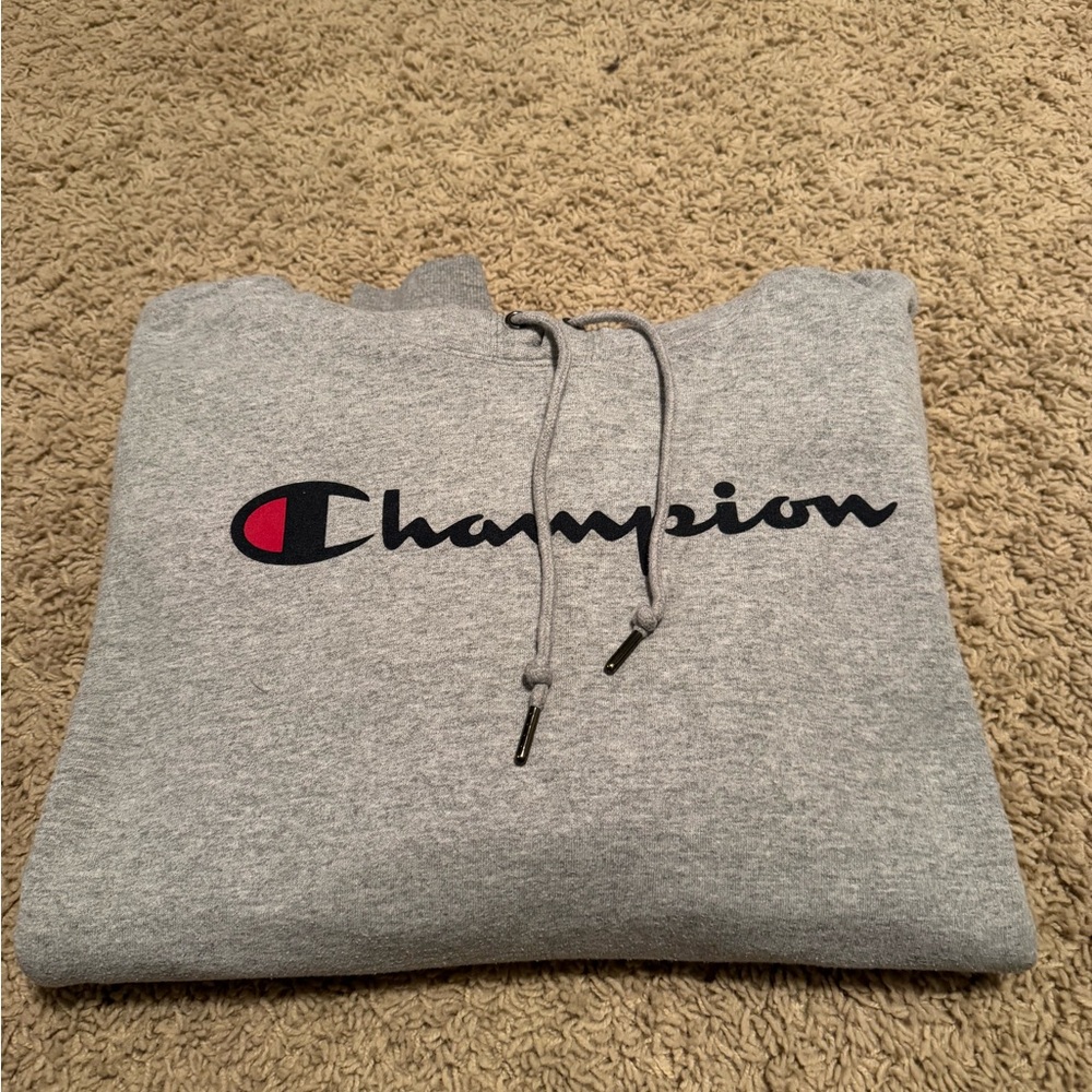 Champion Heather Gray Athletic Hoodie